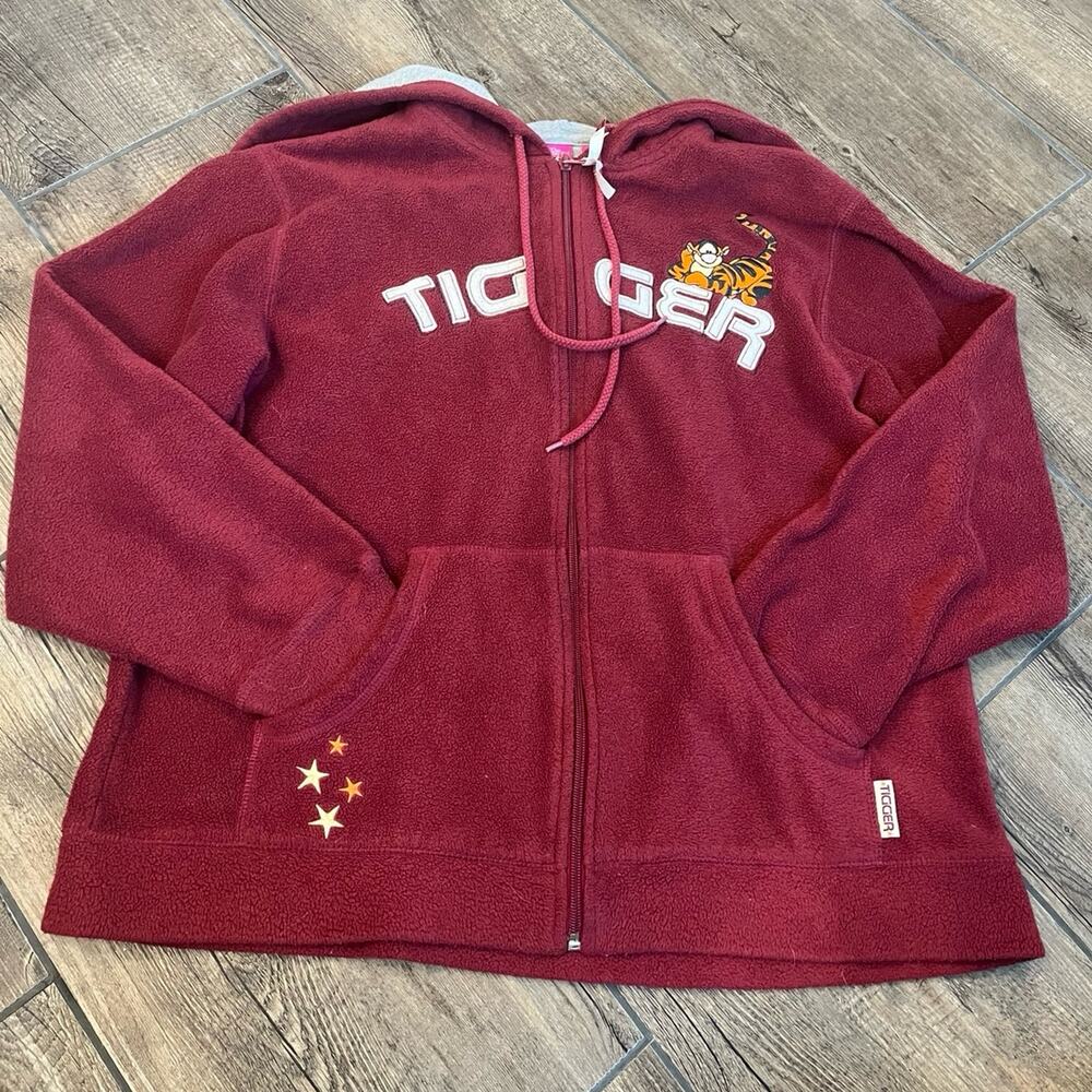 Vintage 90s‎ Disney Tigger Full Zip Jacket with zip hood